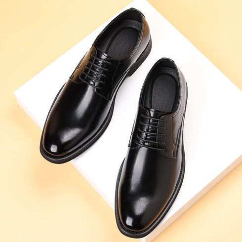 Men's Leather Casual Shoes for Formal Dress and Work Occasions